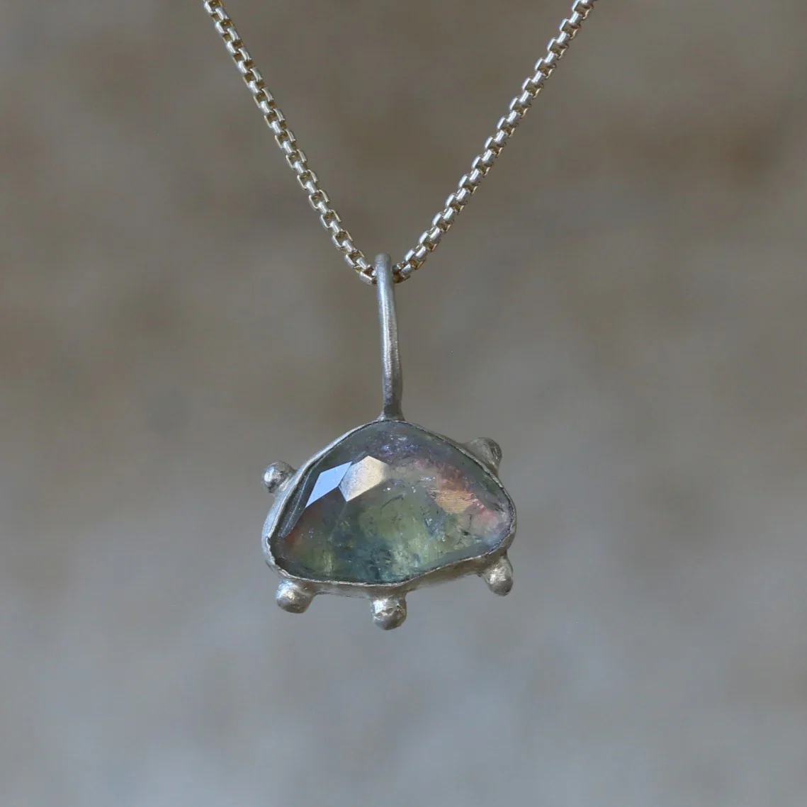 Image of Watermelon Tourmaline Necklace
