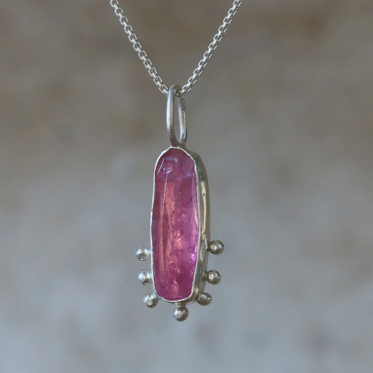 Image of Pink Tourmaline Necklace