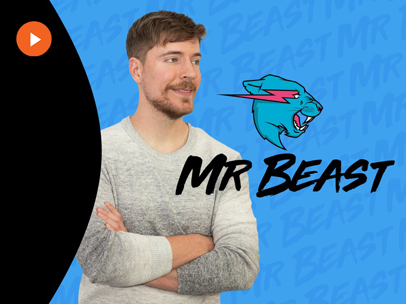 promotional image with Mr Beast