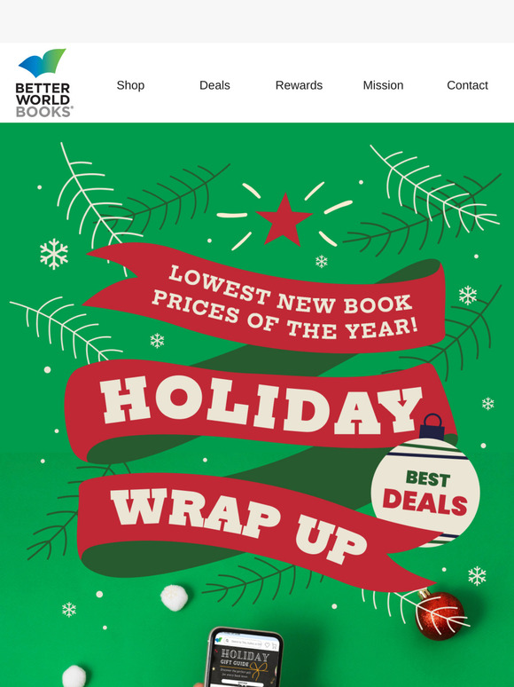 Unbeatable Deals on New Books | Finish Your Holiday Shopping Today 🛍️