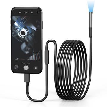 Waterproof 8mm USB-C Endoscope Camera for iPhone, iPad