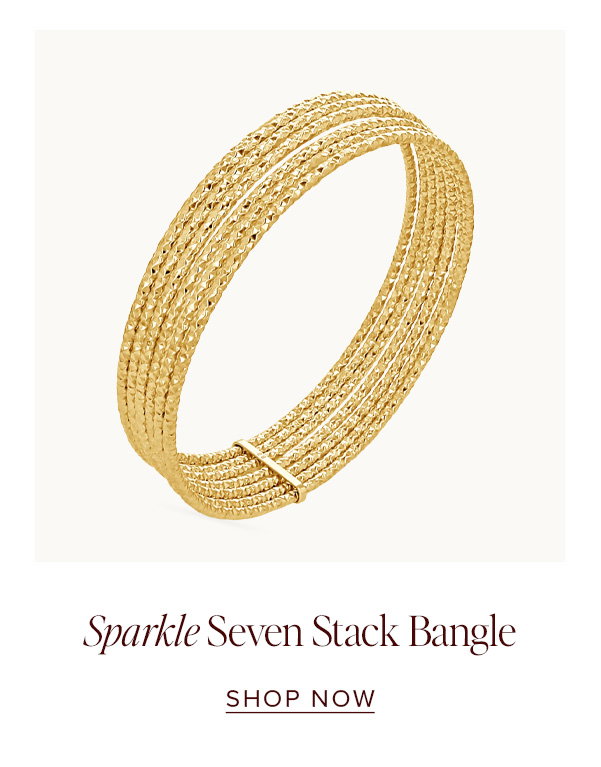 Sparkle Seven Stack Bangle