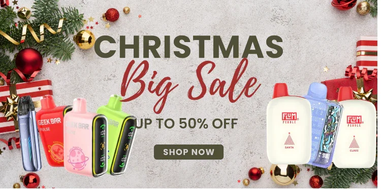 flum pebble christmas VapingLand: 🎄 Up to 50% Off This Christmas! 💨✨ Don't Miss Our BOGO Deals – Shop Now! 🎉 Airbar Diamond:Triple Berries cigarrillo electrónico VAPE TIME SMOKE SHOP