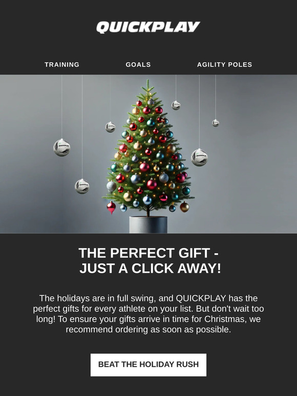 🎅 Don't Miss Out! Order Your QUICKPLAY Gifts Now!