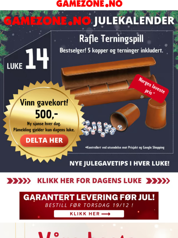 Gamezone Julekalender - Luke 14