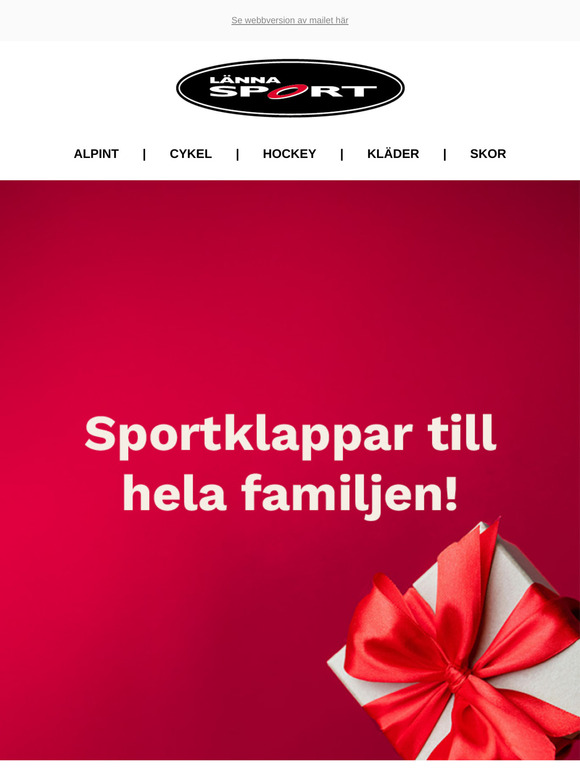 Sportklappar till hela familjen 🎁