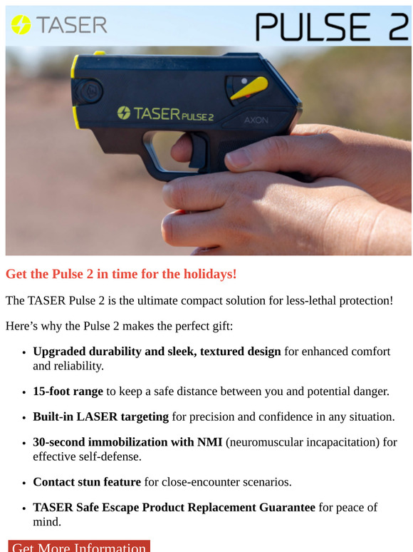 The TASER Pulse 2 is Now Available!