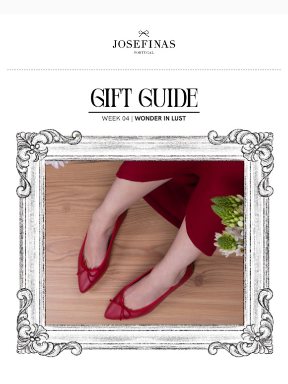 Finishing your holiday shopping? The perfect Josefinas to surprise  🌹