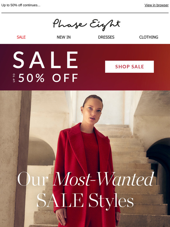 Our most-wanted SALE styles