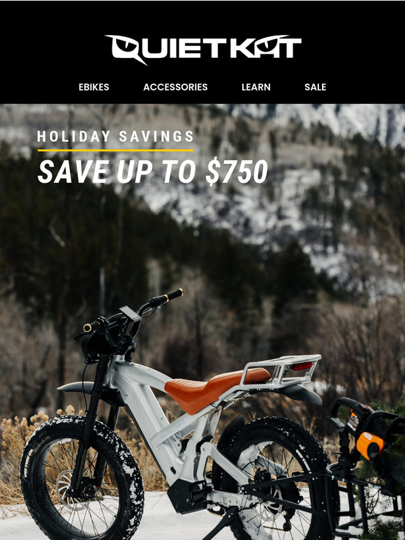 There's Still Time: Up to $750 Savings on Select Bikes