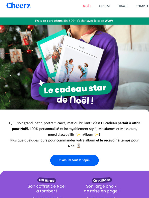 Un album unique pour un moment magique !