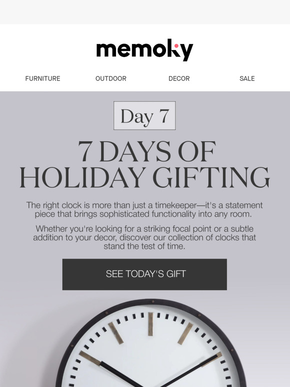Final Holiday Gift: Clocks That Define Every Moment