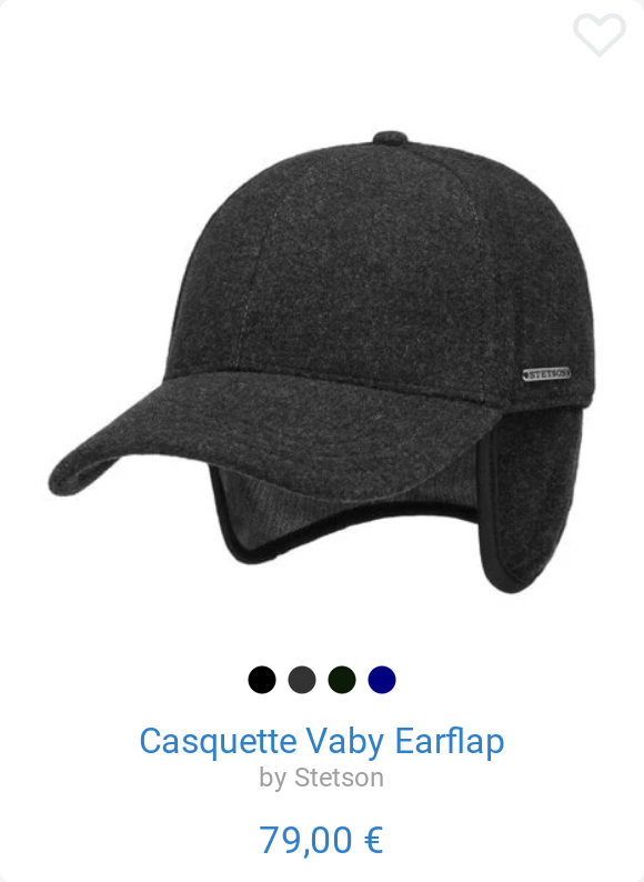 Casquette Vaby Earflap by Stetson