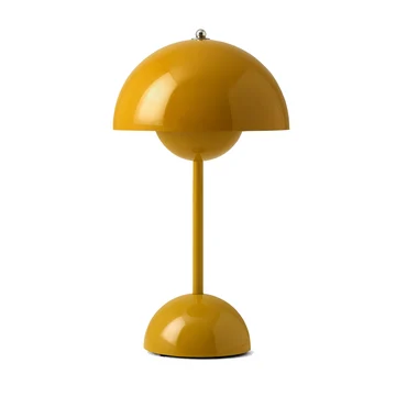 Flowerpot bezprzewodowa lampa stołowa VP9 Mustard