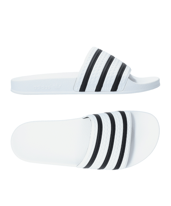 adidas Originals Adilette Weiss Schwarz