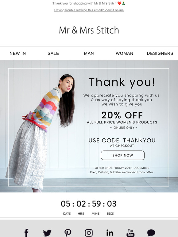 20% OFF PROMO CODE