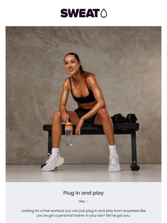 FREE audio workouts just dropped! 🎧
