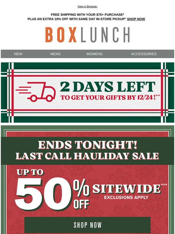 Putting the LAST CALL in the Last Call Hauliday Sale 🚨
