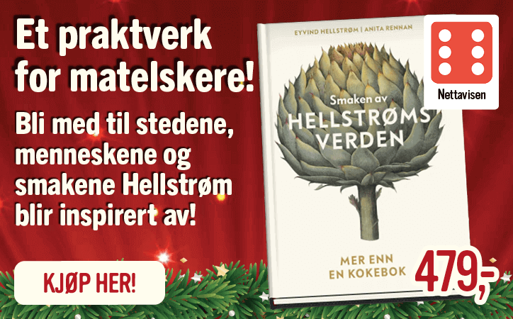 Smaken av Hellstrøms verden - mer enn en kokebok
