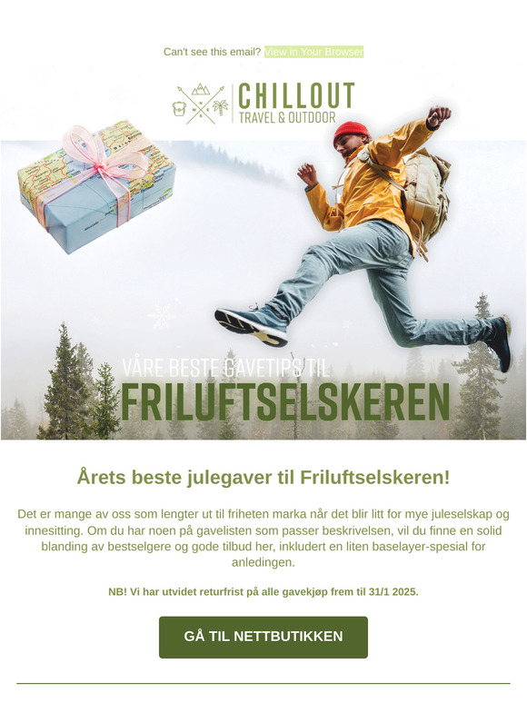 Julegaver til Friluftselskeren! 🌳