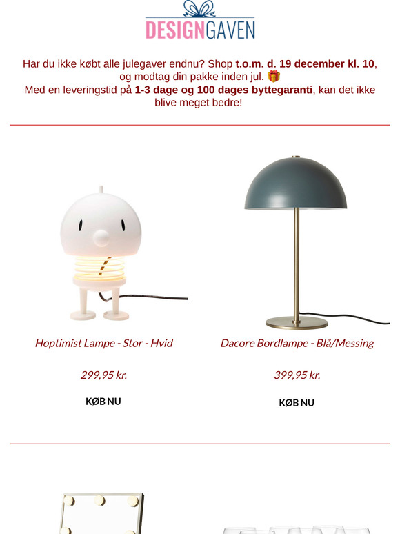 Mangler du liiige at købe den sidste gave?🎅