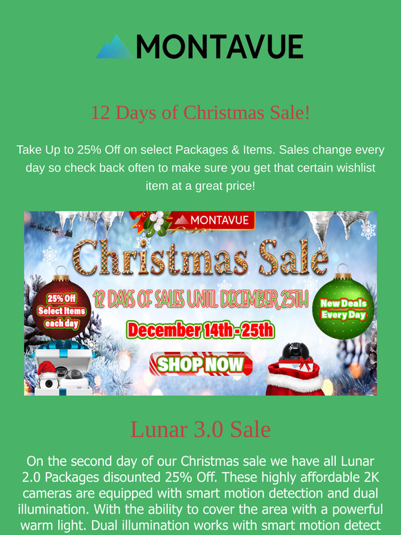 🎅Celebrate the 12 days of Christmas with us!