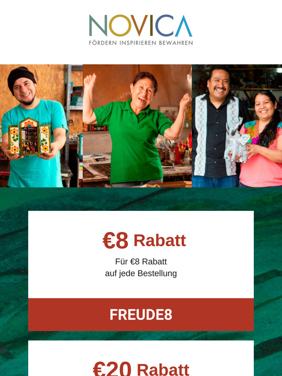 Spüren Sie die Freude? Nur für zwei Tage – €20 Rabatt