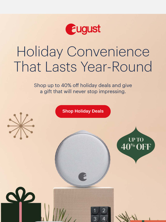 Gift a Smarter Home with up to 40% Off!