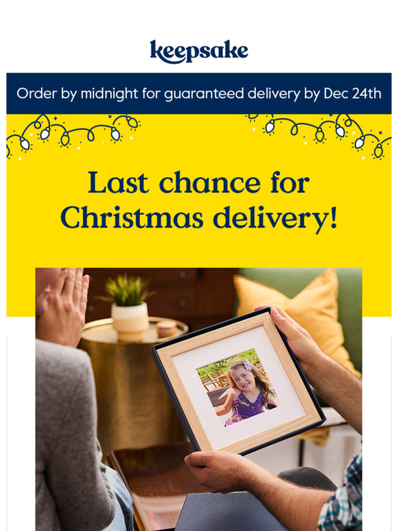 Last day for guaranteed Christmas delivery!