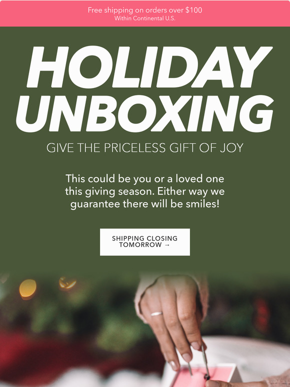 Guaranteed smiles 🎁