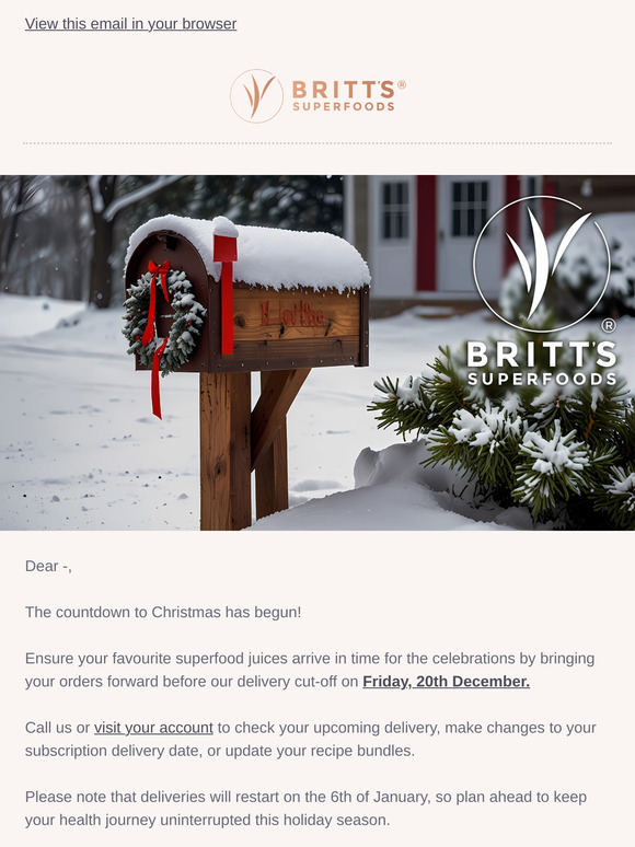 Christmas is almost upon us! 🚚