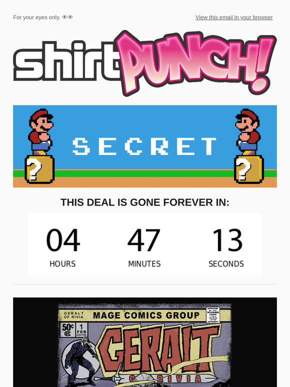 A Witcher secret sale