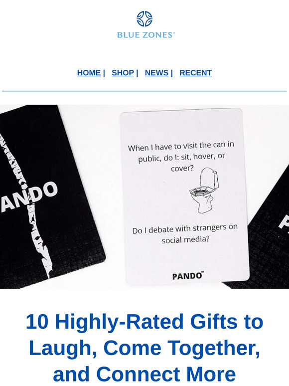 Highly rated gifts to laugh, come together, and connect more