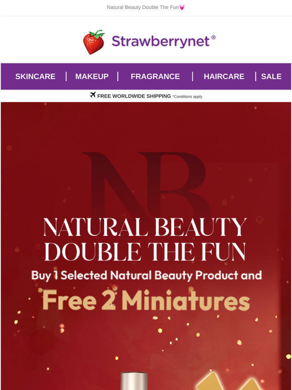 🎁Buy 1 Selected Natural Beauty Product, Free 2 Miniatures🎁