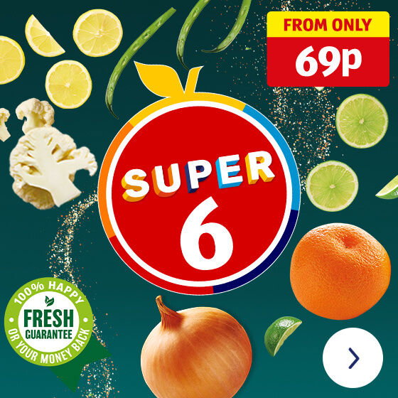 Super 6 fruit and veg offers