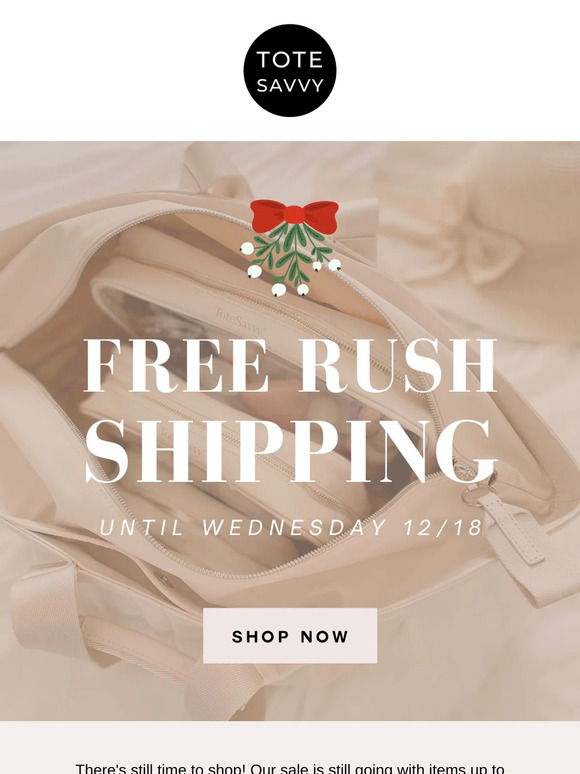 Free Rush Shipping! 🎁