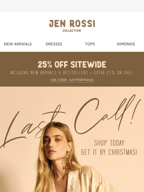 Hurry! Order Now to Get It by Christmas 🎄