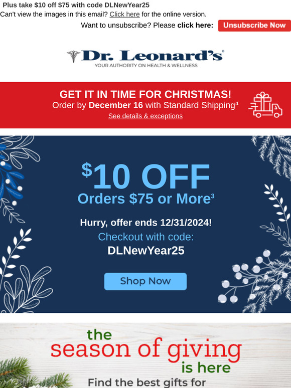 Last Day for Standard Shipping!