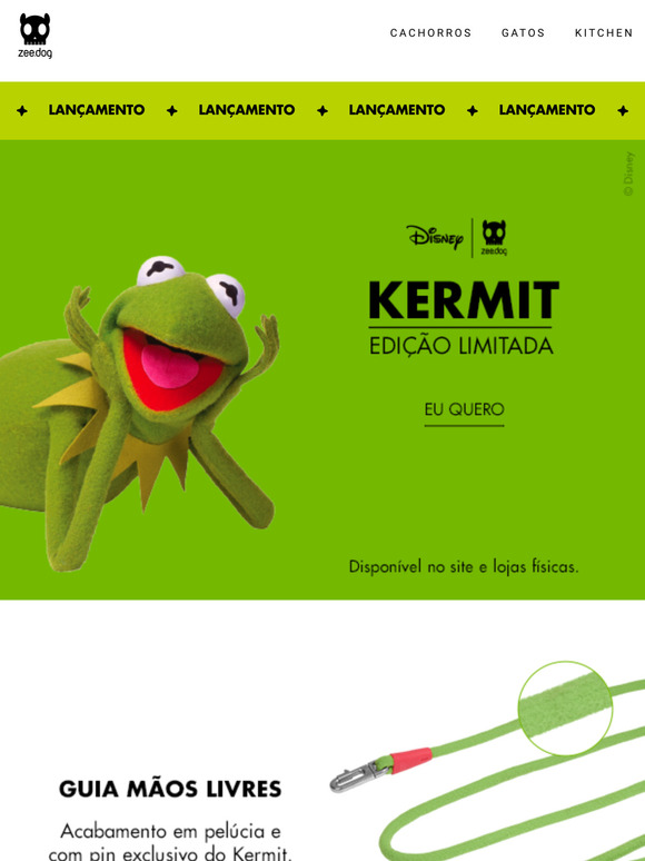 Collab Disney-Kermit | Edição Limitada 💚