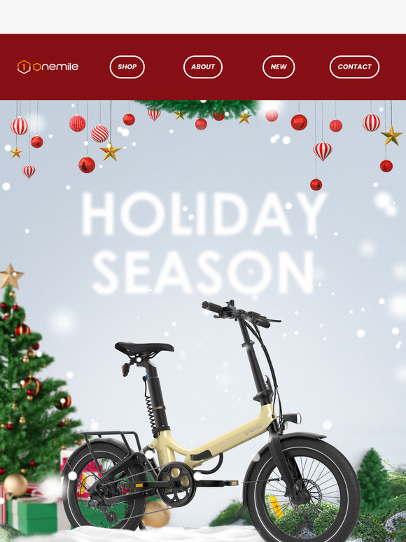 🎅Onemile E-bike Last Chance for Holiday Season🎅