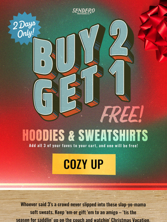 Sweats So Good You’ll Need Three—Buy 2, Get 1 Free!