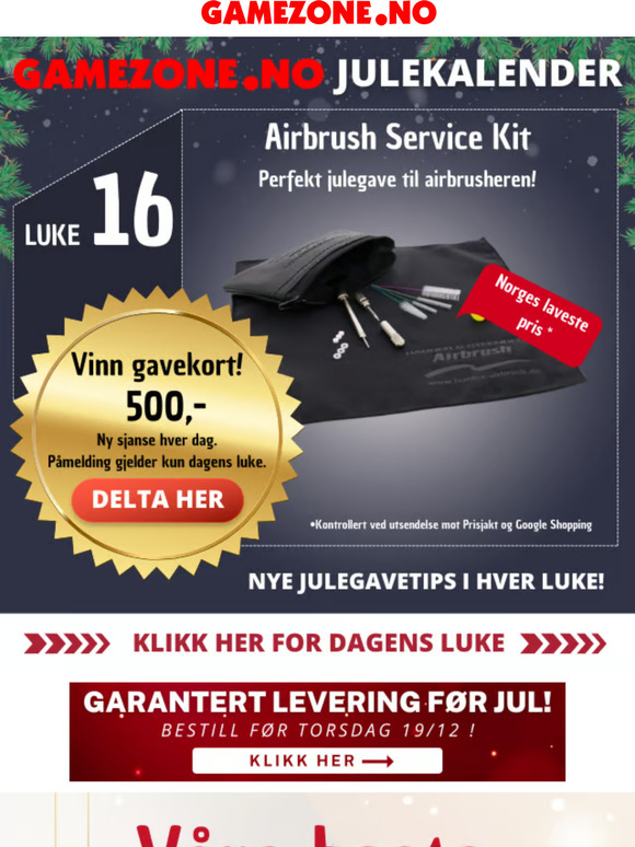 Gamezone Julekalender - Luke 16