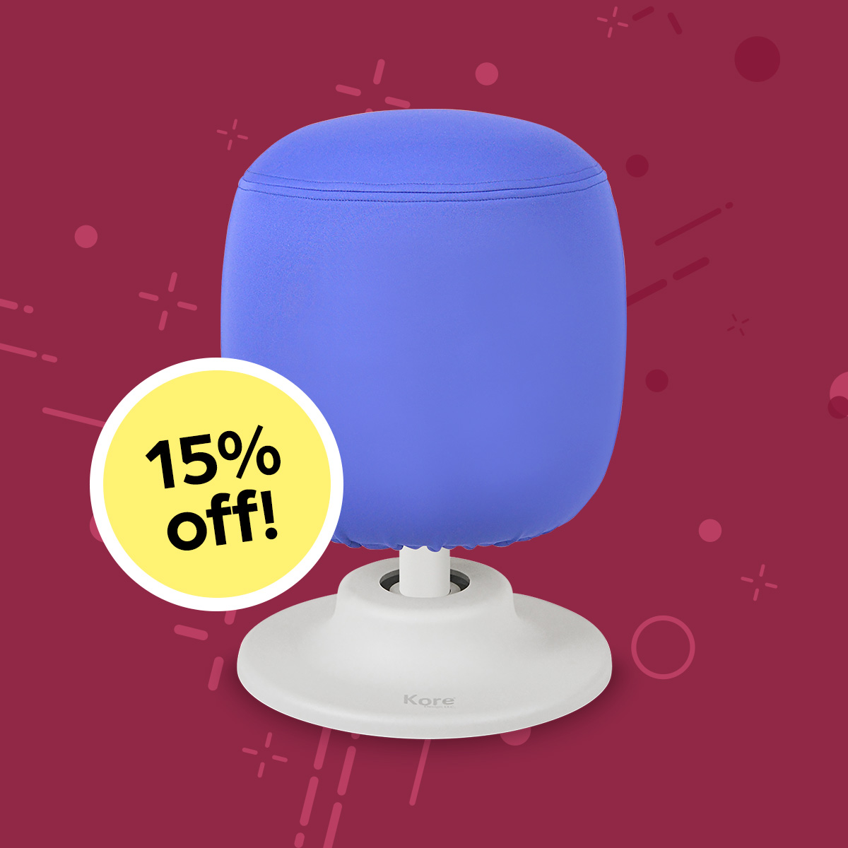 Kore Design™ Kids Adjustable Pivot Stools