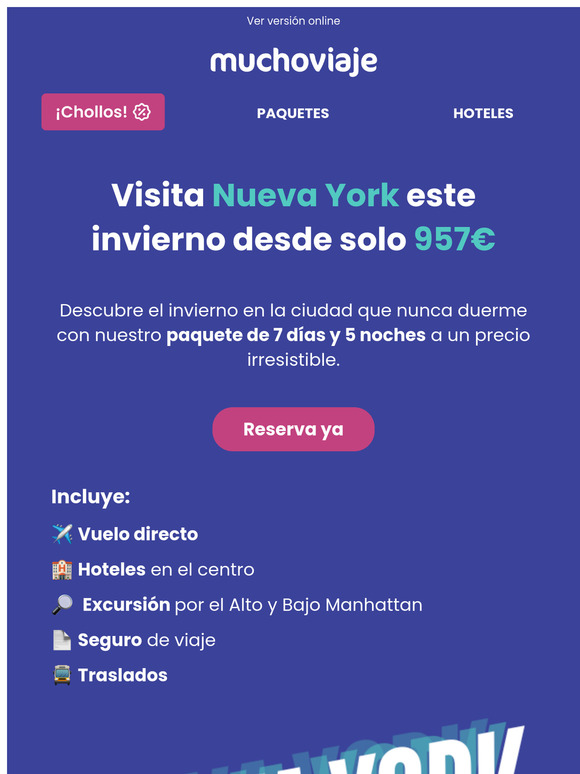 🗽 Viaja a Nueva York este invierno por solo 957€