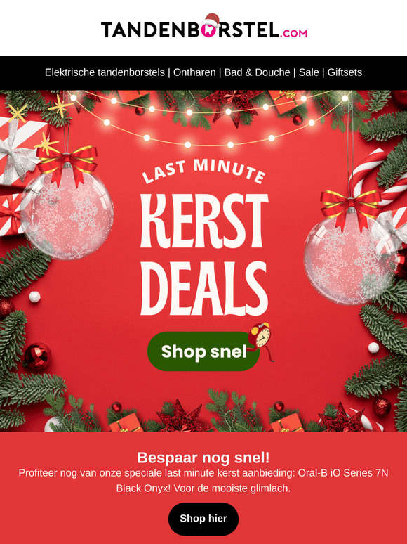 Wees er snel bij ⏰ De laatste halte voor kerst 🎁