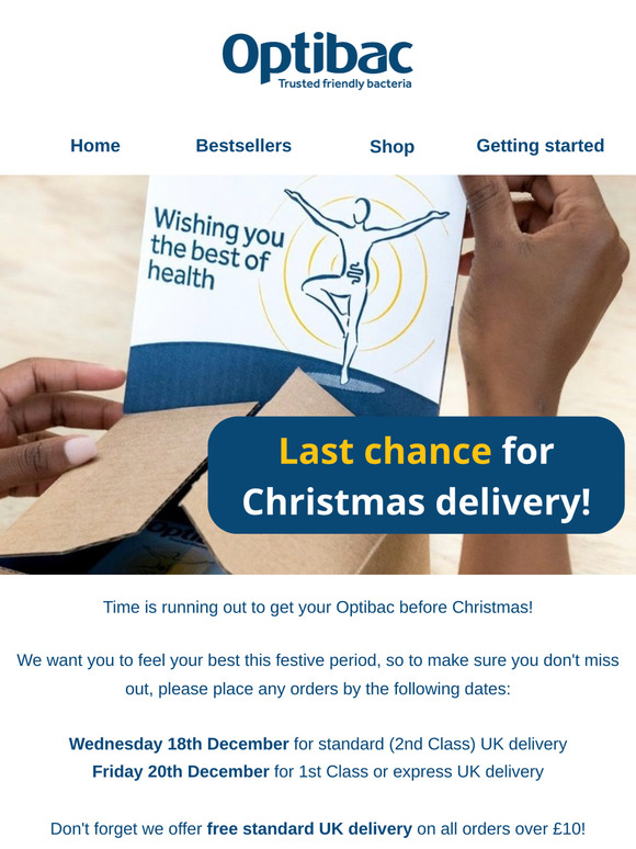 Last chance to order before Christmas ⏳