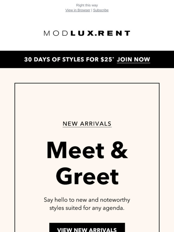 New things to wear?