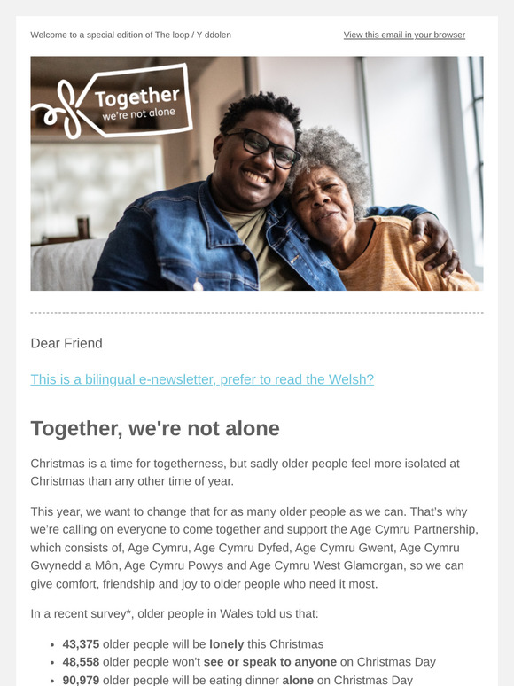 Special edition of The loop / Y ddolen - Together, we're not alone