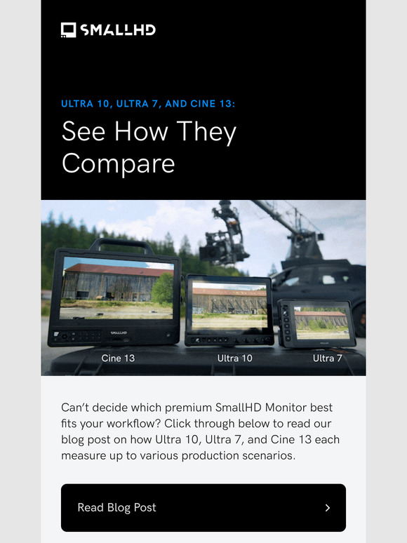 Ultra 10 vs Ultra 7 vs Cine 13
