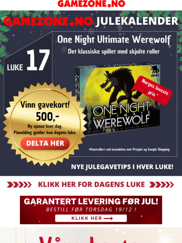 Gamezone Julekalender - Luke 17